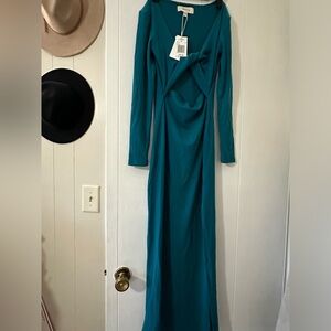 NWT L*Space ribbed bodycon maxi dress